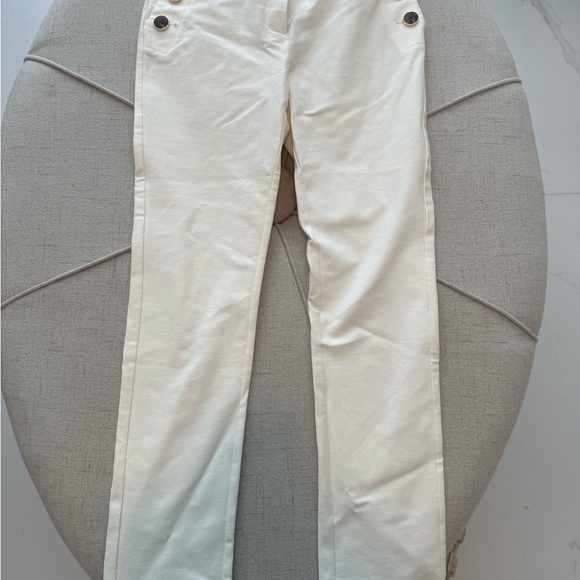 Derek Lam 10 Crosby Kelis Straight Leg Sailor Pants Off White - Picture 8 of 11